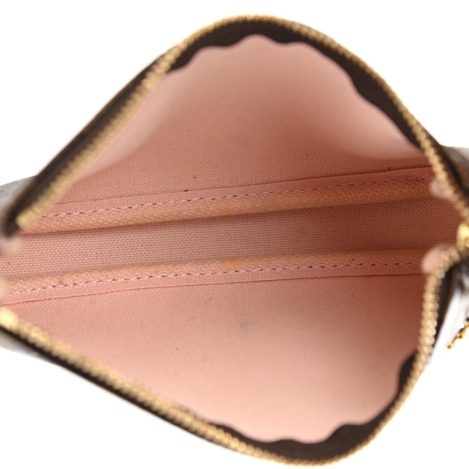 Louis Vuitton Damier Ebene 2020 Christmas Animation Big Wheel Mini Pochette Accessories Rose Ballerine 4 of 6