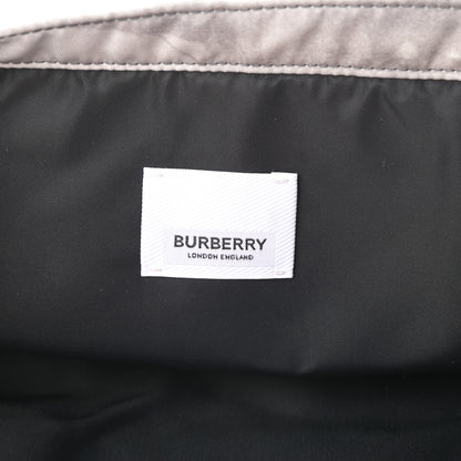 Burberry Nylon London Montage Print Flat Tote Bag Black 6 of 11