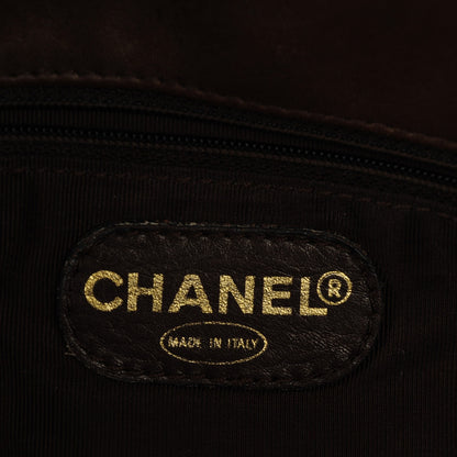 Chanel Calfskin CC Tote Brown 6 of 7