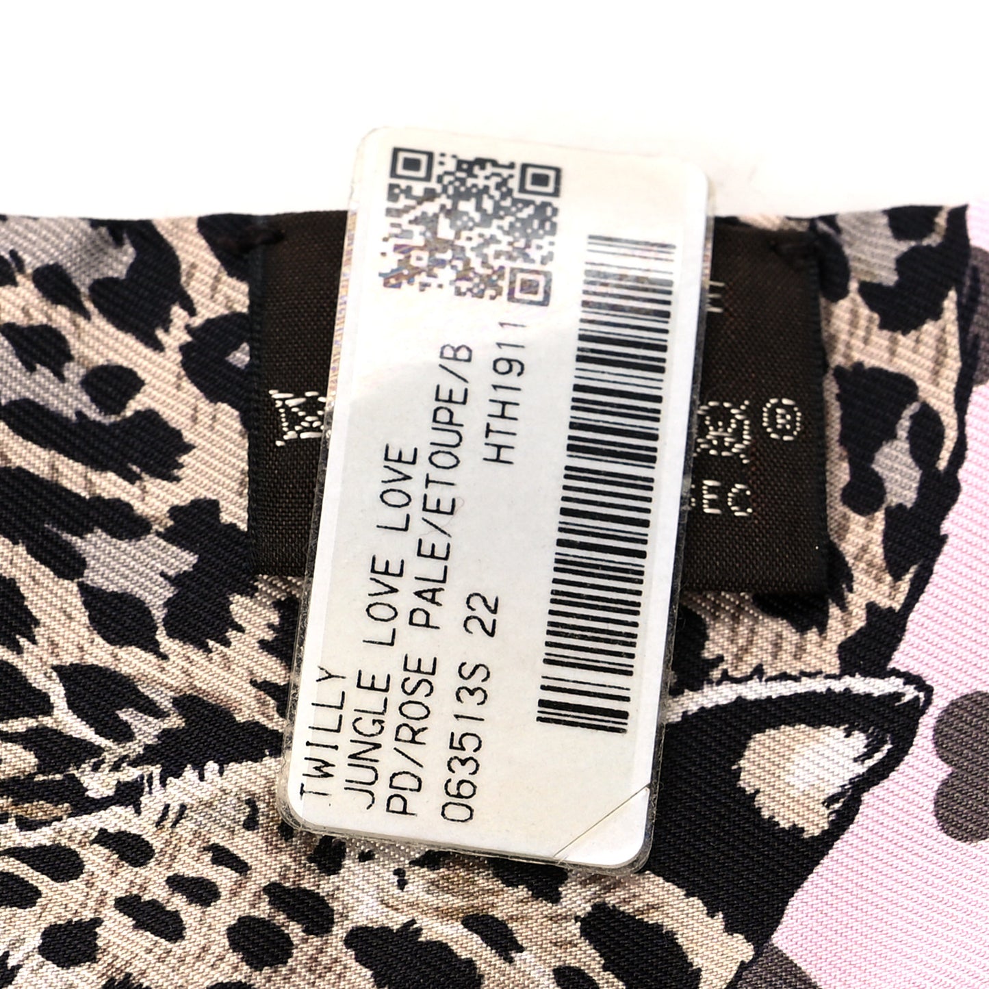 Silk Jungle Love Love Twilly Rose Pale Etoupe