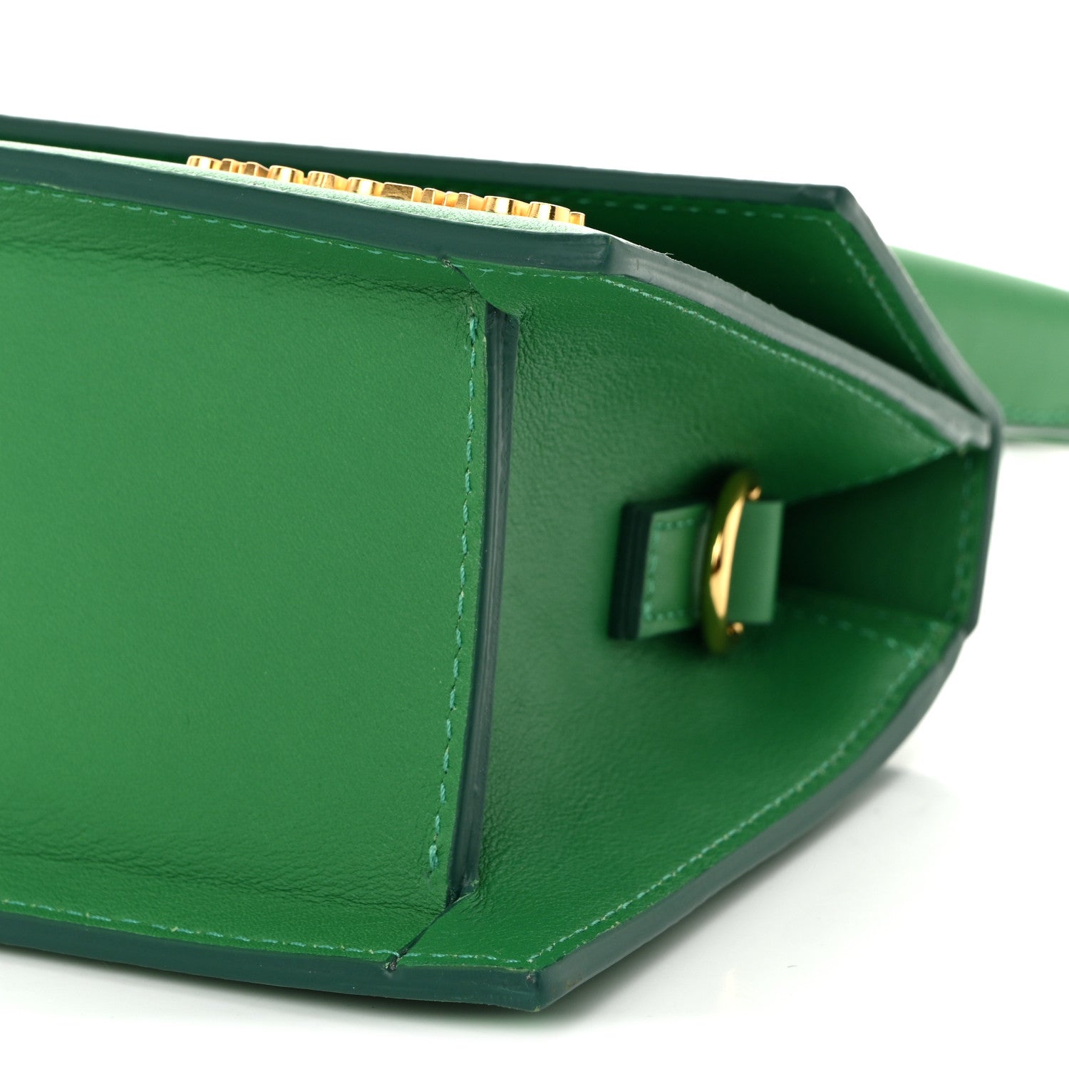 Jacquemus Smooth Calfskin Le Chiquito Moyen Green 9 of 11