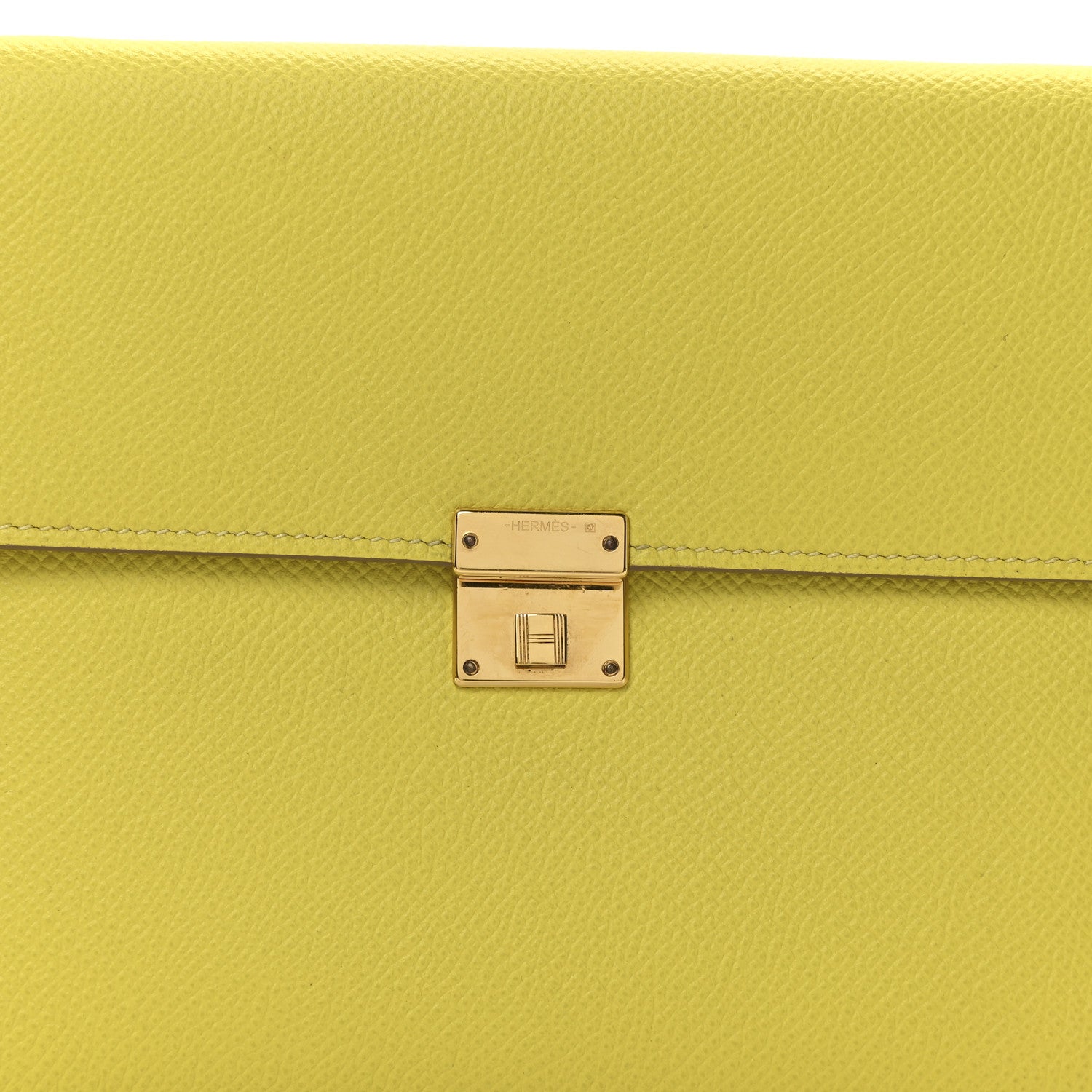 Hermes Epsom Clic 16 Wallet Lime 7 of 9