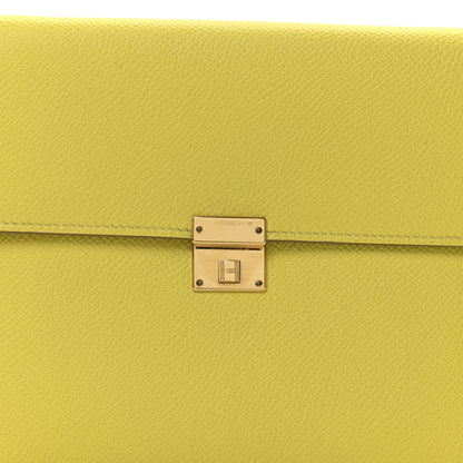 Hermes Epsom Clic 16 Wallet Lime 7 of 9