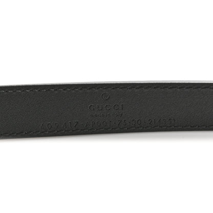 Gucci Calfskin Double G 20mm Belt 75 30 Black 5 of 8