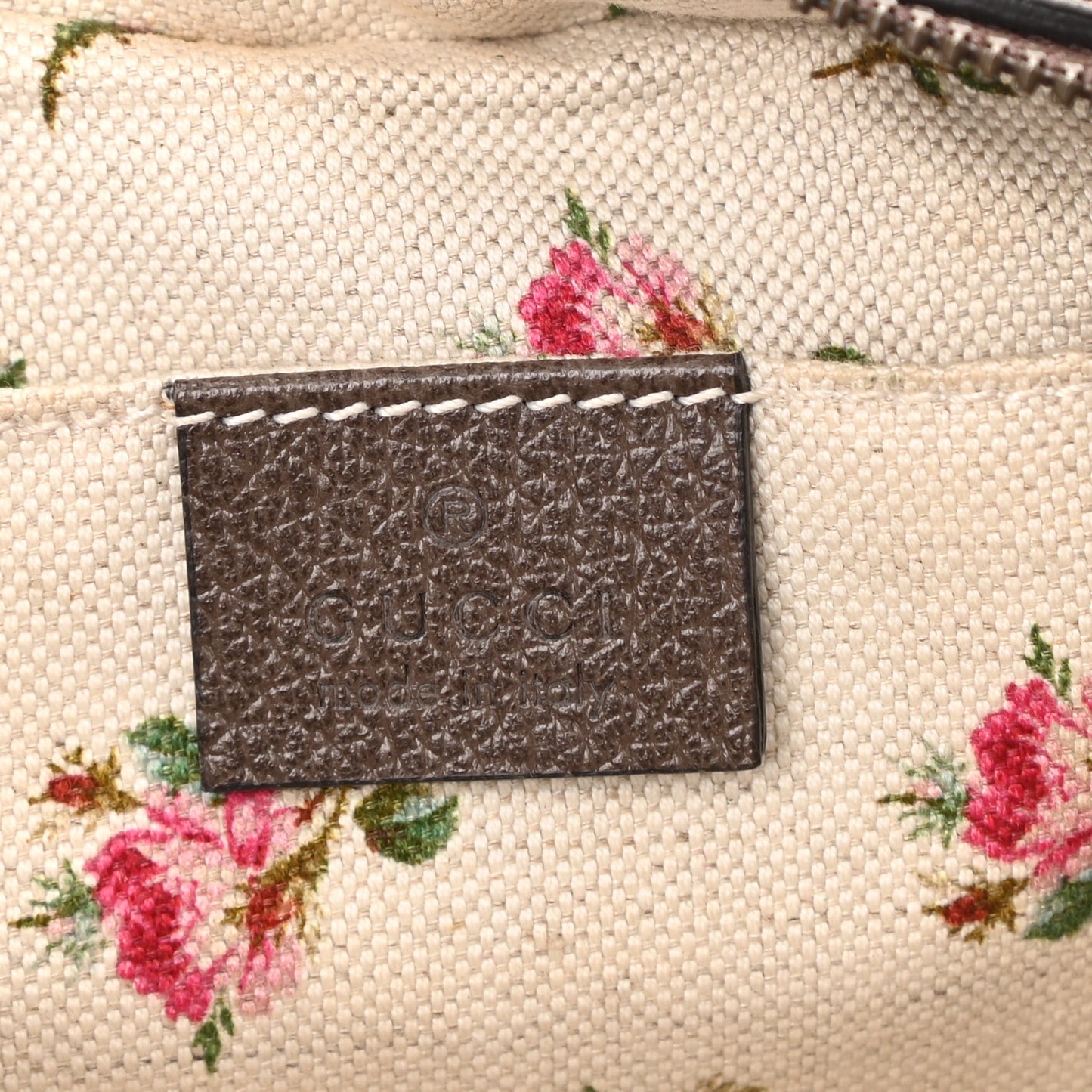 GG Supreme Monogram Web Neo Vintage Shoulder Bag Beige New Acero Crop