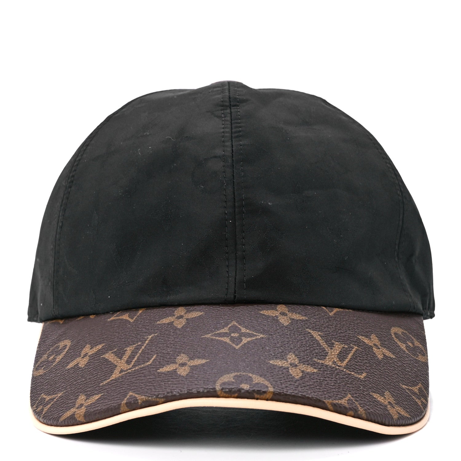 Louis Vuitton Polyester Silk Monogram LV Get Ready Cap L Black 2 of 8