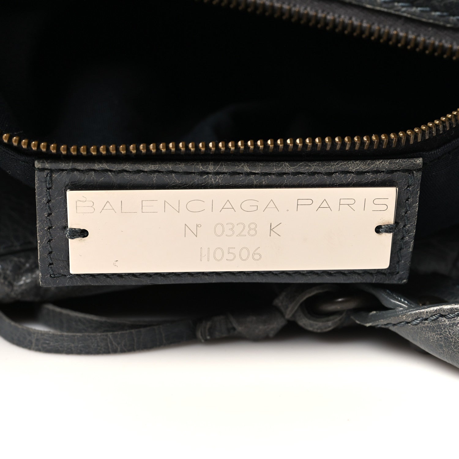 Balenciaga Agneau Classic Hardware Weekender Gris Tarmac 7 of 15