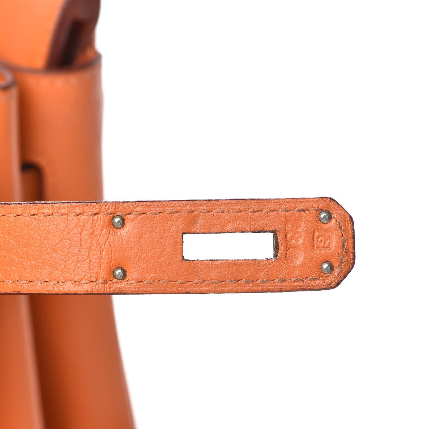 Hermes Taurillon Clemence Birkin 40 Orange 17 of 33