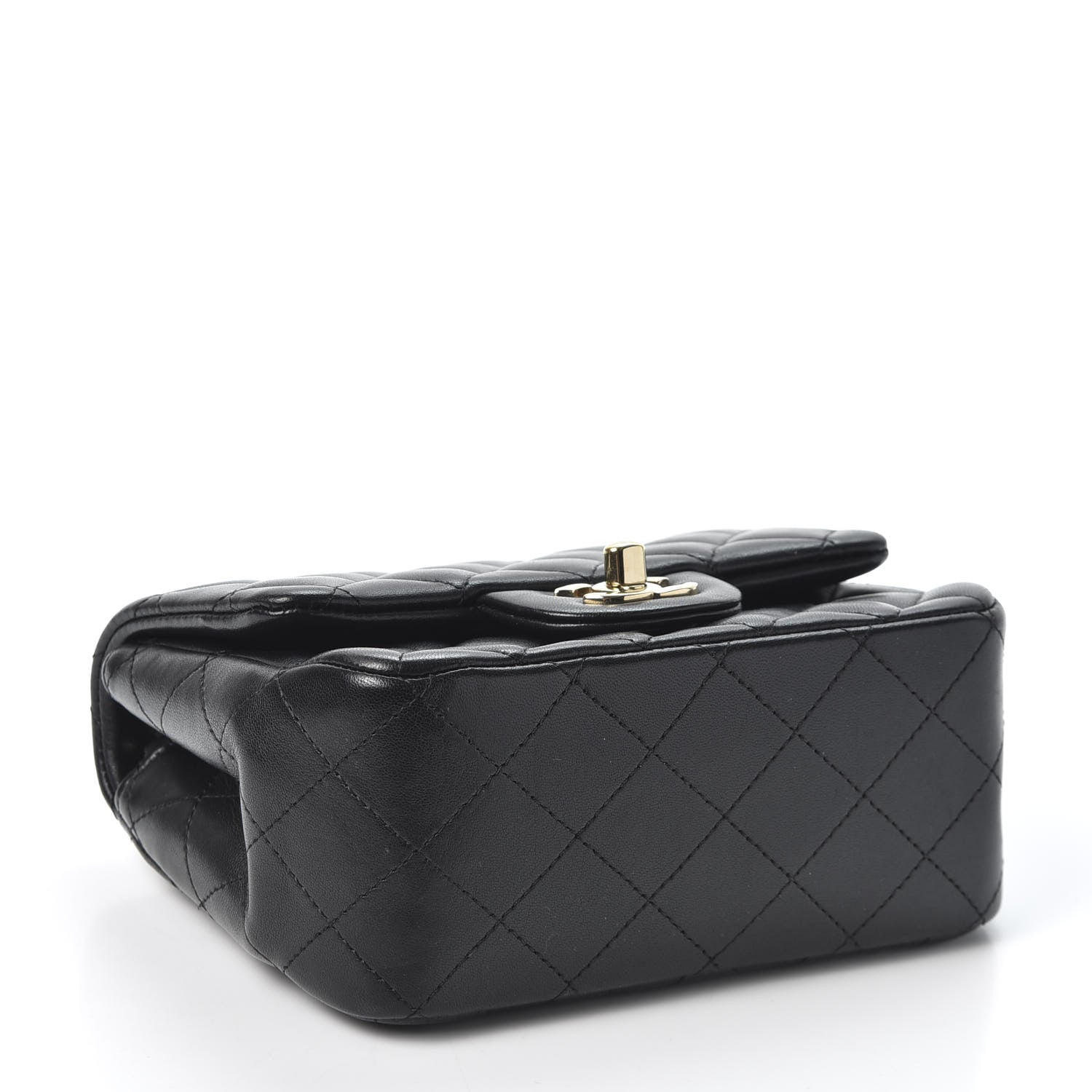Chanel Lambskin Quilted Mini Square Flap Black 3 of 9
