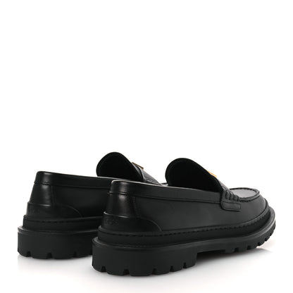 Christian Dior Calfskin CD Diamond Loafers 42 Black 5 of 11