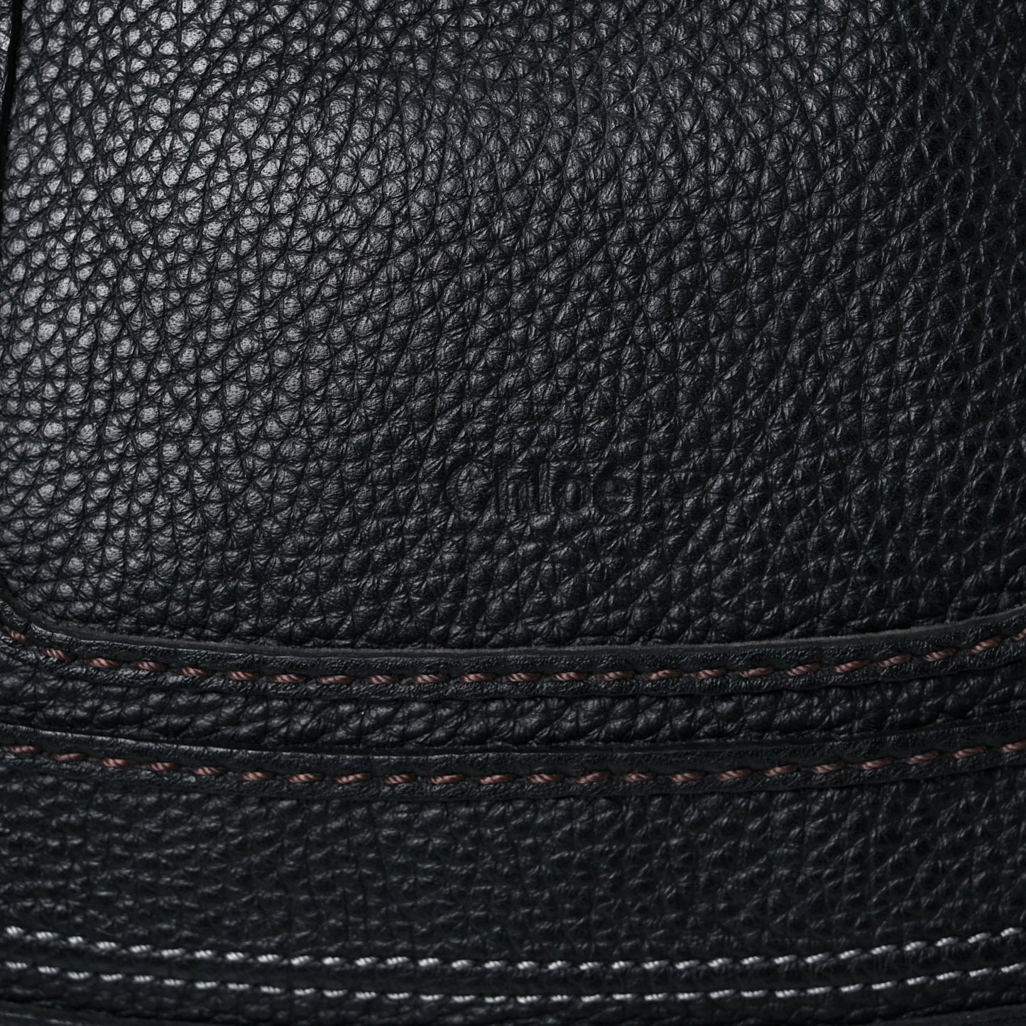 Calfskin Small Marcie Satchel Black