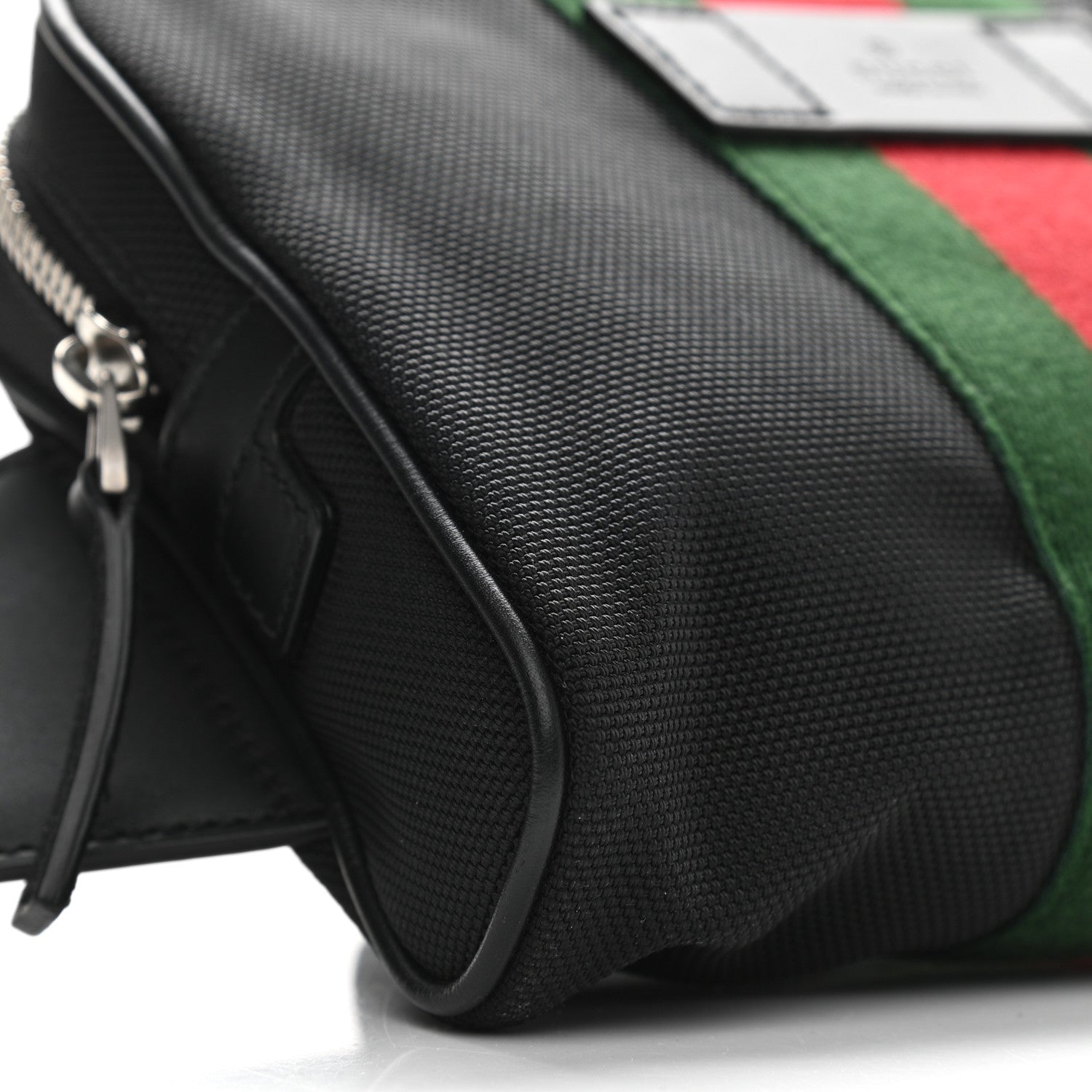 Gucci Canvas Web Slim Belt Bag Black 9 of 10