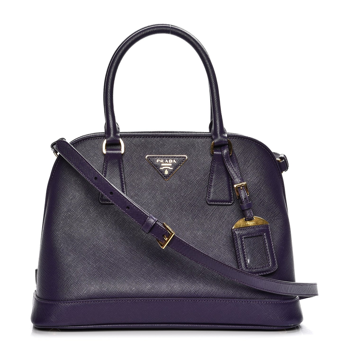 Saffiano Lux Open Promenade Tote Viola