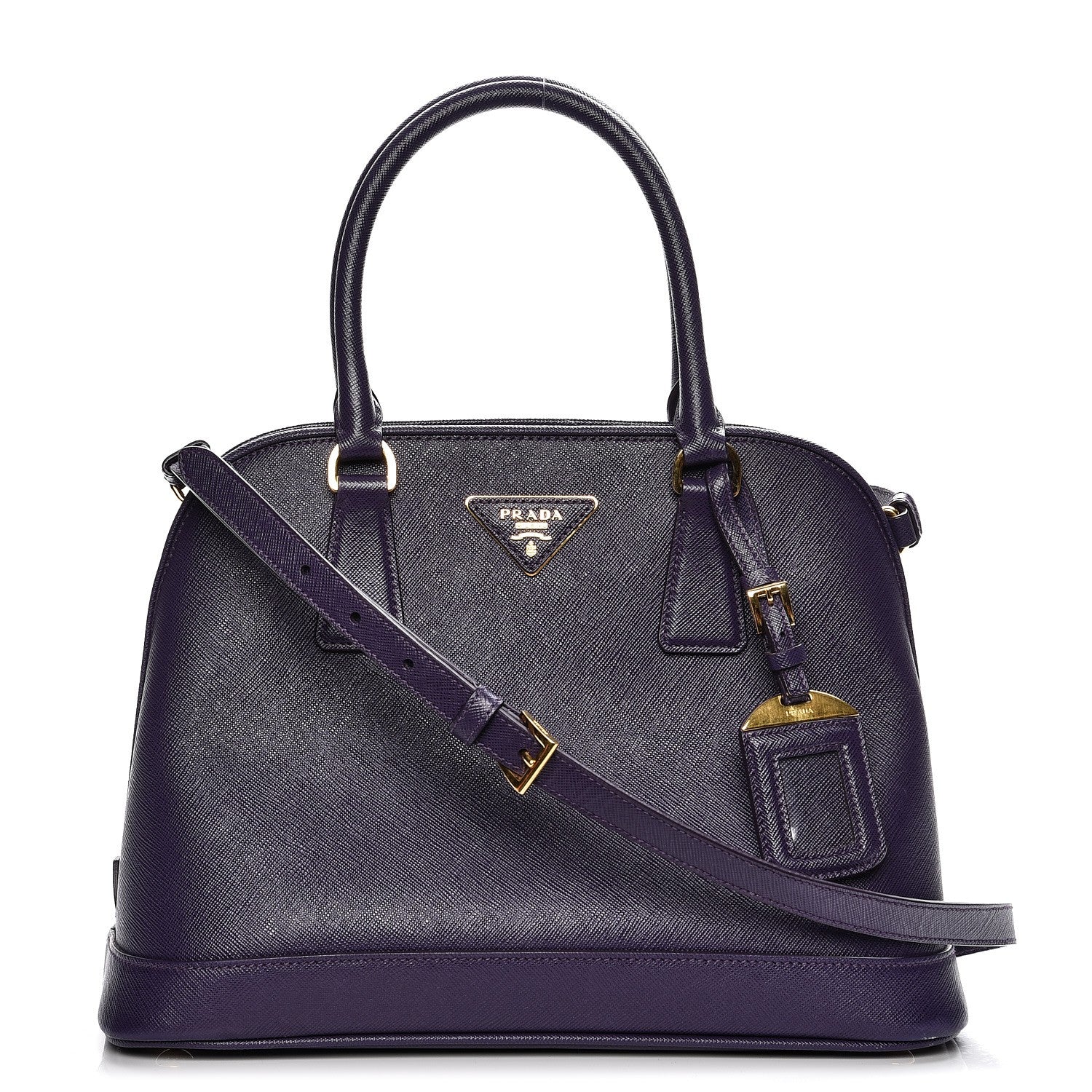 Prada Saffiano Lux Open Promenade Tote Viola 1 of 12