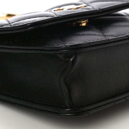 Chanel Lambskin Quilted CC Hook Card Holder Black 11 of 14