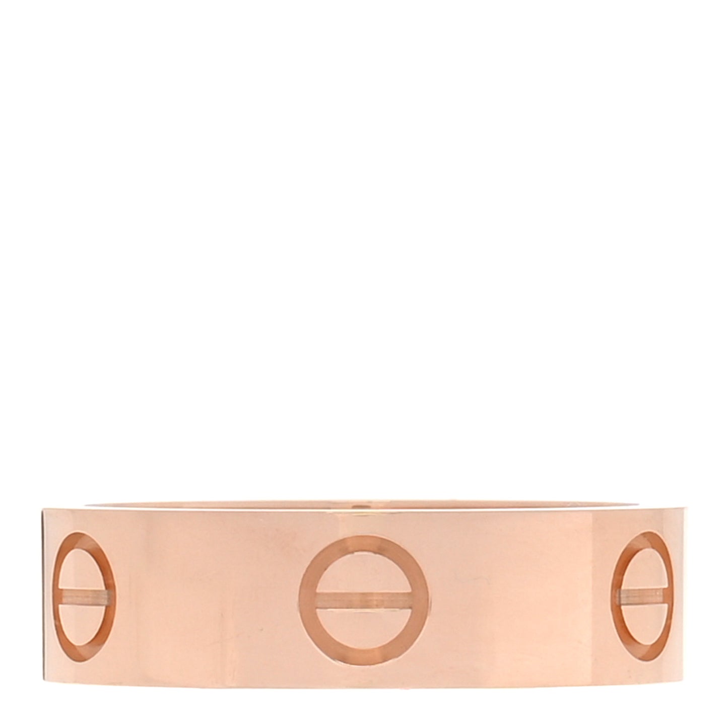 18K Pink Gold 5.5mm LOVE Ring 55 7.25