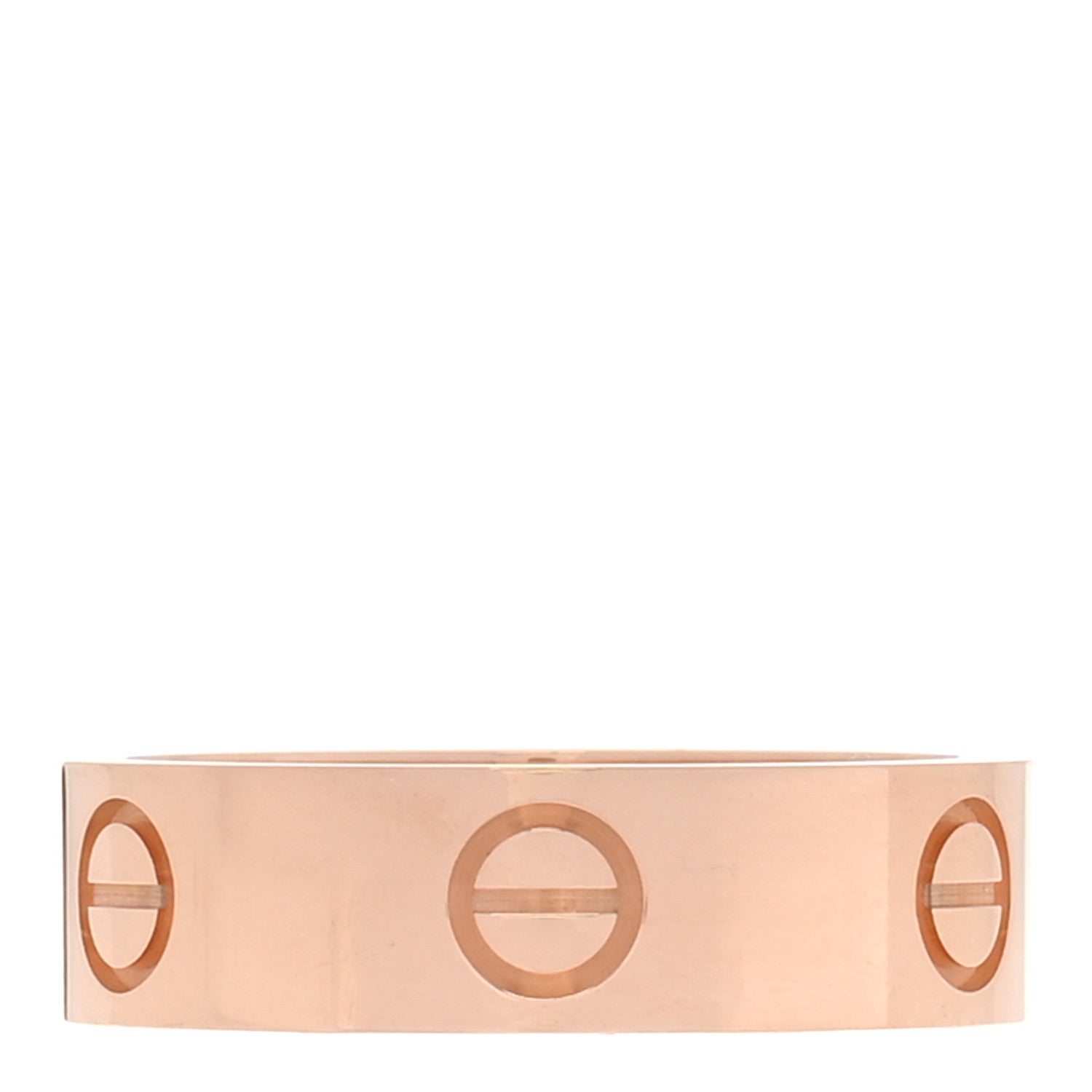 Cartier 18K Pink Gold 5.5mm LOVE Ring 55 7.25 3 of 5
