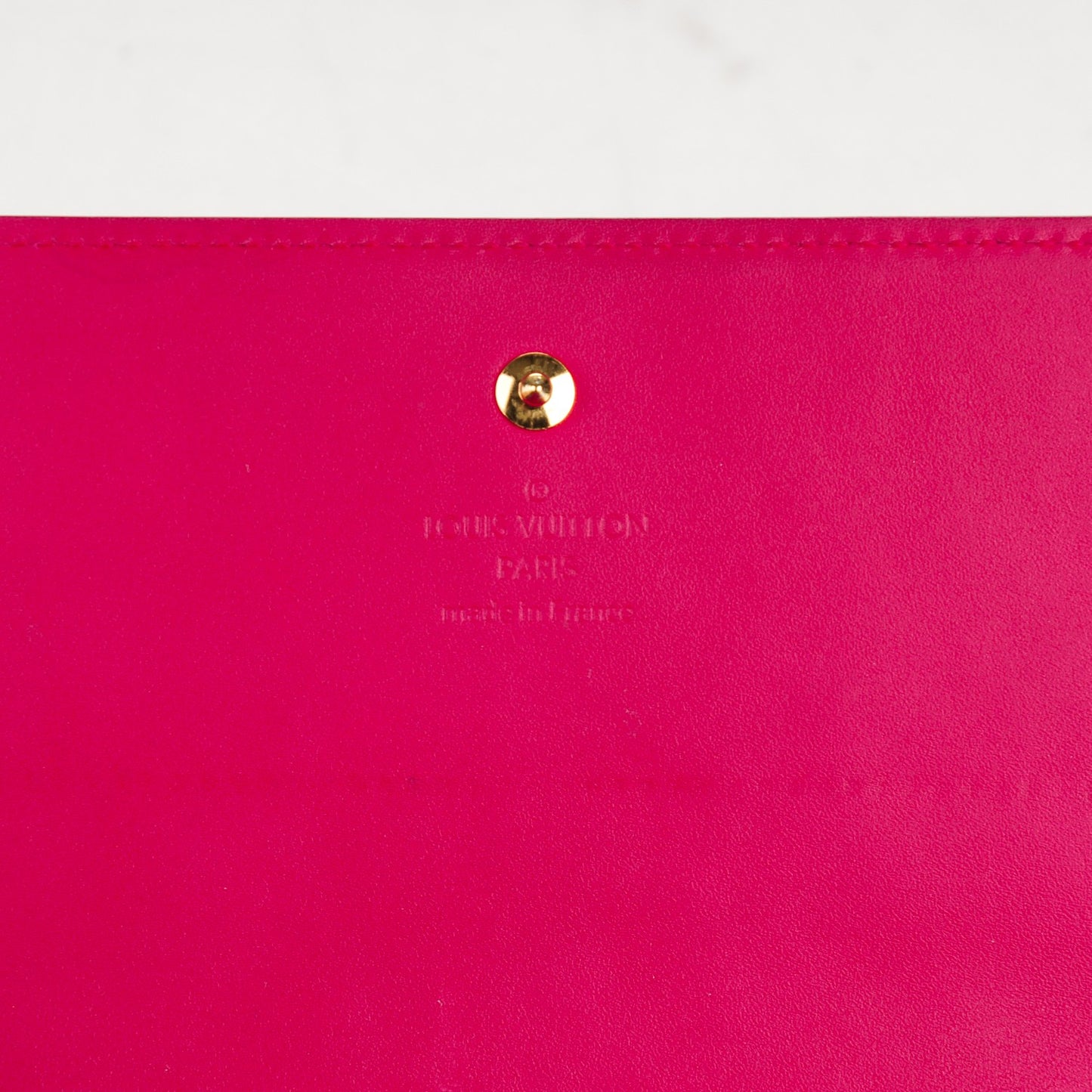 Vernis Chaine Wallet Rose Indien