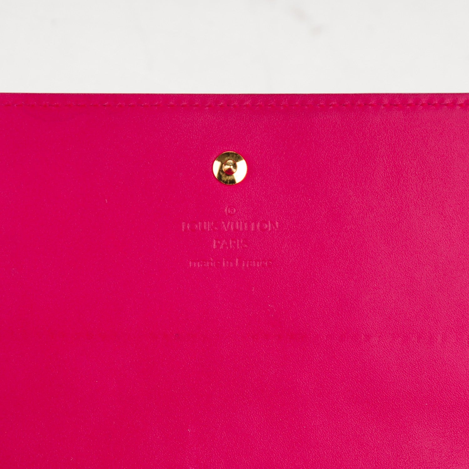 Louis Vuitton Vernis Chaine Wallet Rose Indien 6 of 9