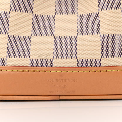 Louis Vuitton Damier Azur Vivienne Sac Nano Noe Dragon Fruit Pink 6 of 14