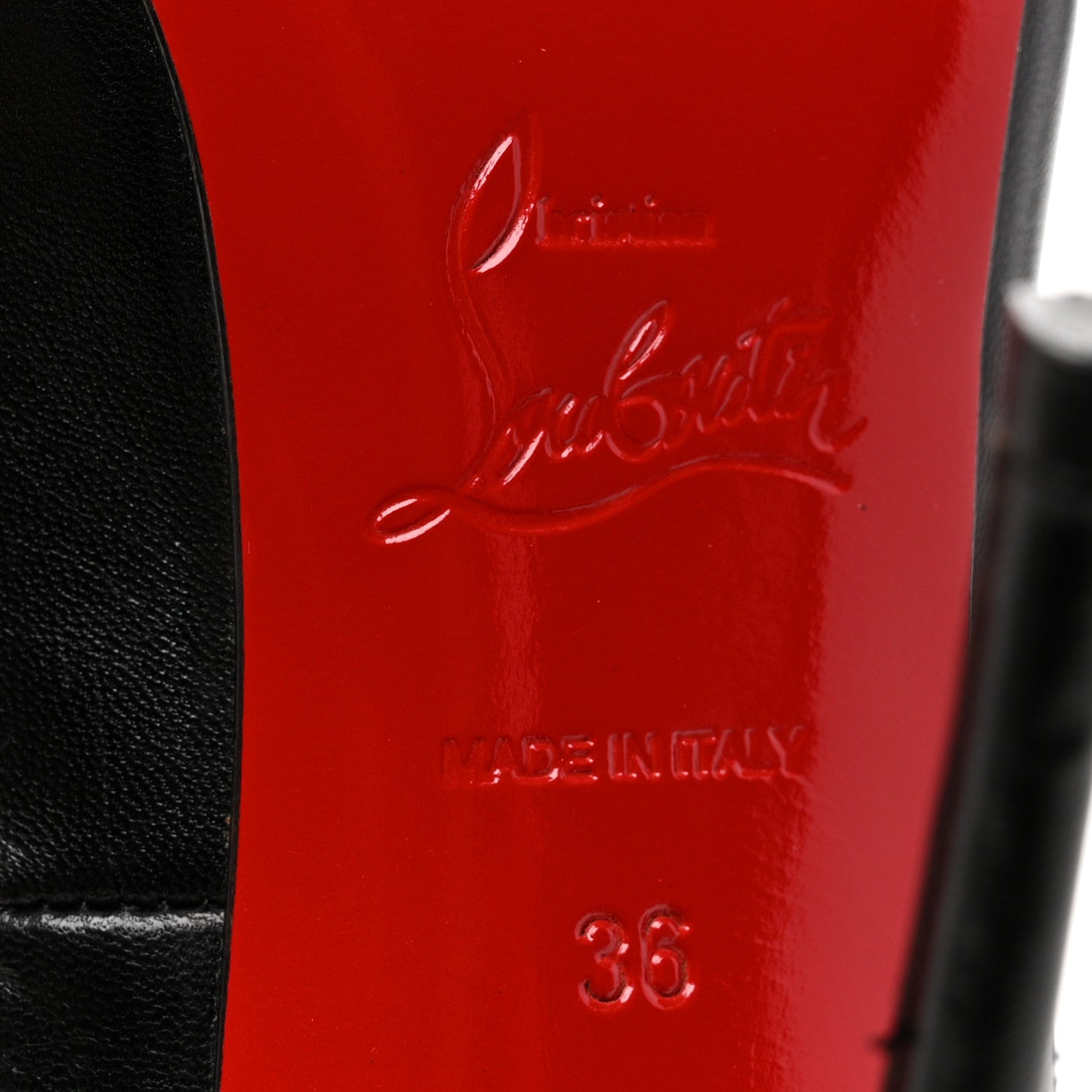 Christian Louboutin Tulle Calfskin Follies Draperia Bow 100 Pump 36 Black 6 of 8