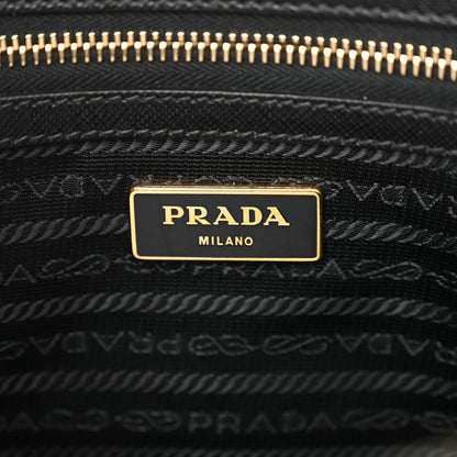 Prada Saffiano Small Galleria Double Zip Tote Black 6 of 13