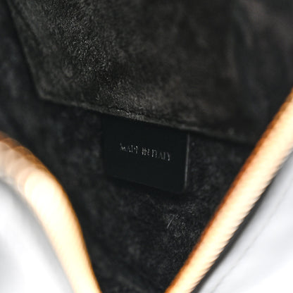Celine Smooth Calfskin Cuir Triomphe Oval Bag Black 6 of 9