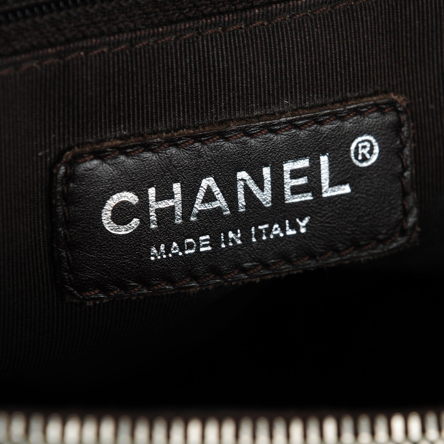 Chanel Caviar Quilted Grand Shopping Tote GST Dark Brown 6 of 7
