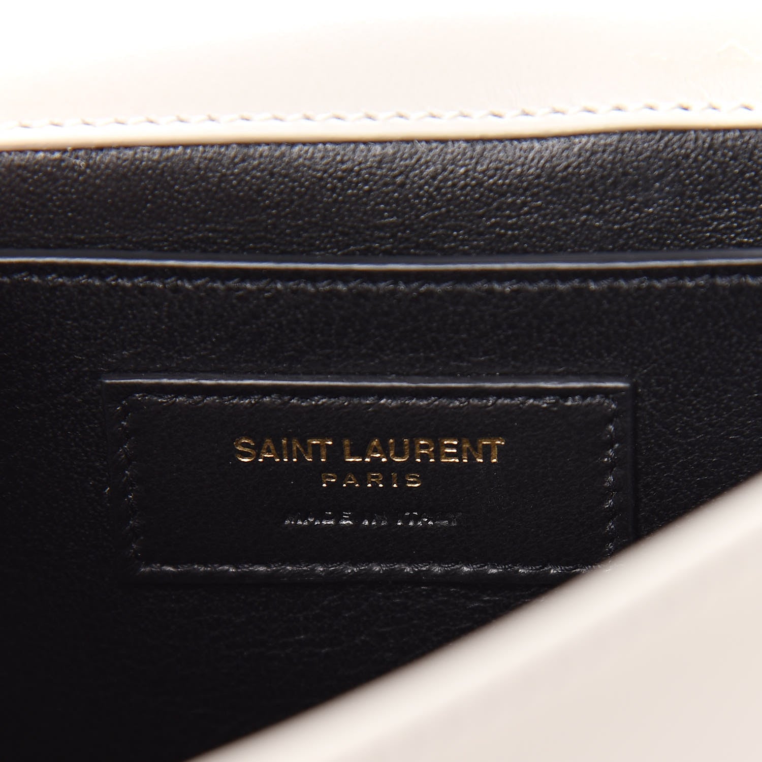 Saint Laurent Smooth Calfskin Monogram Medium Spontini Satchel White 6 of 10
