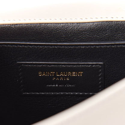 Saint Laurent Smooth Calfskin Monogram Medium Spontini Satchel White 6 of 10