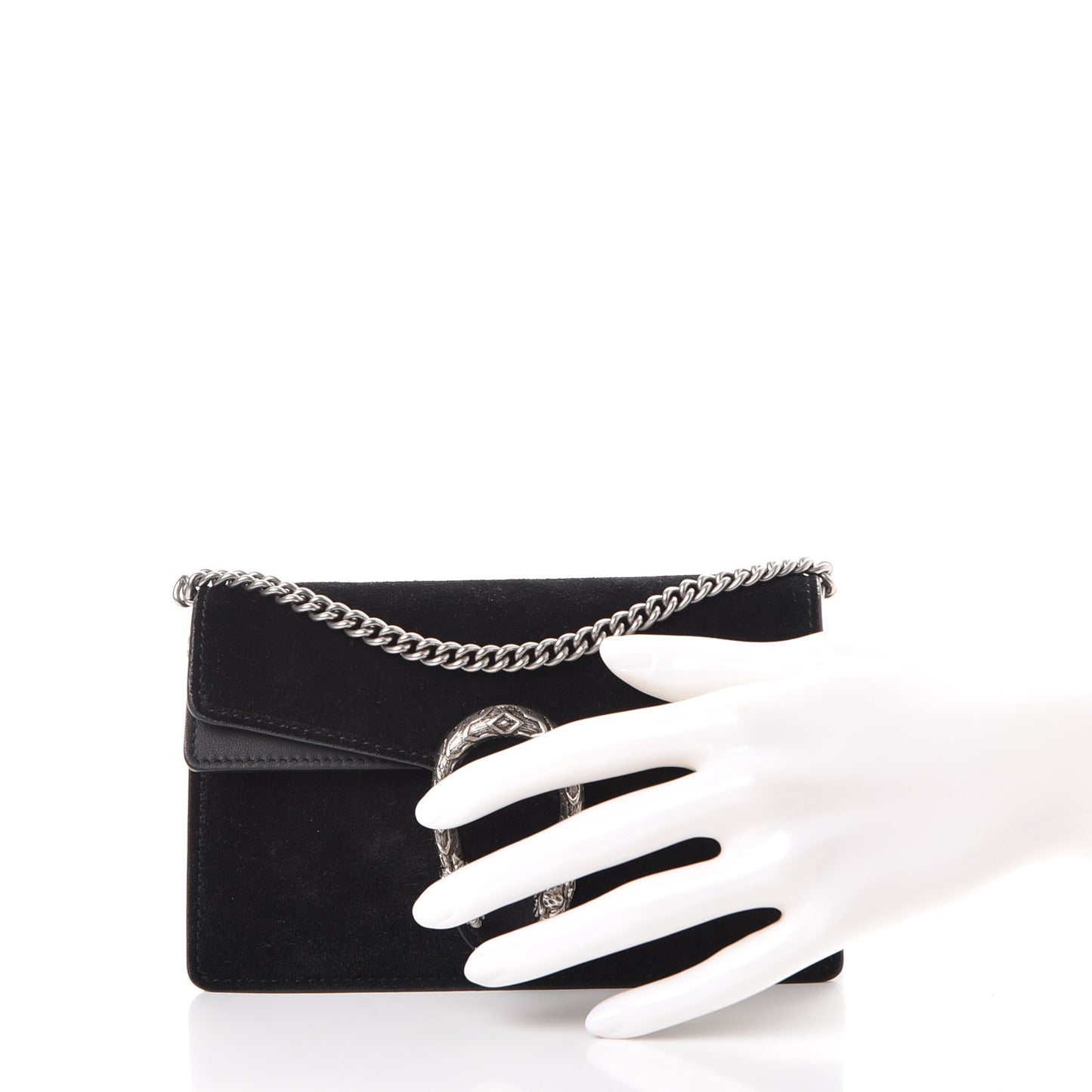 Velvet Super Mini Dionysus Shoulder Bag Black