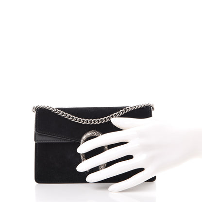 Gucci Velvet Super Mini Dionysus Shoulder Bag Black 3 of 8