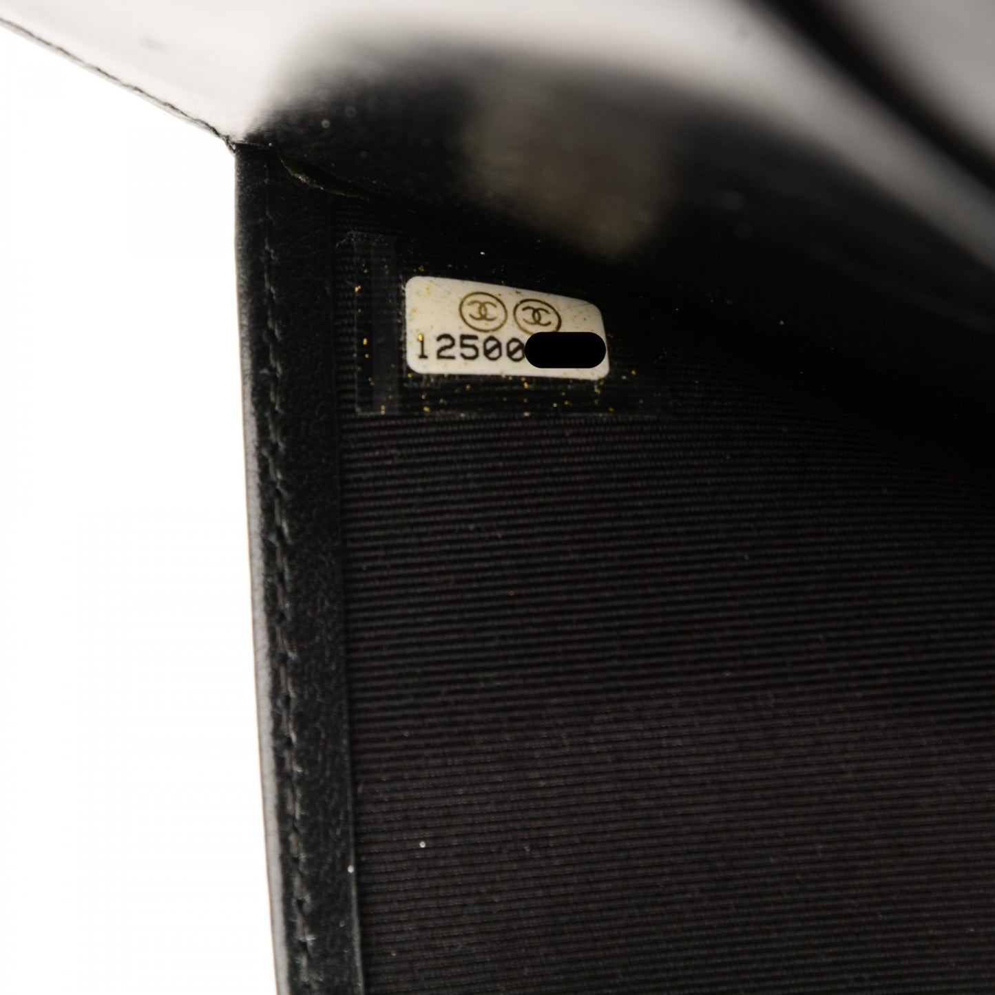 Lambskin Quilted Large Agenda Cover Black