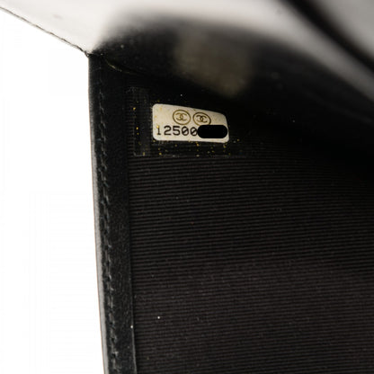 Chanel Lambskin Quilted Large Agenda Cover Black 8 of 8