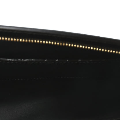 Gucci Crocodile Embossed Arm Bag Black 5 of 10