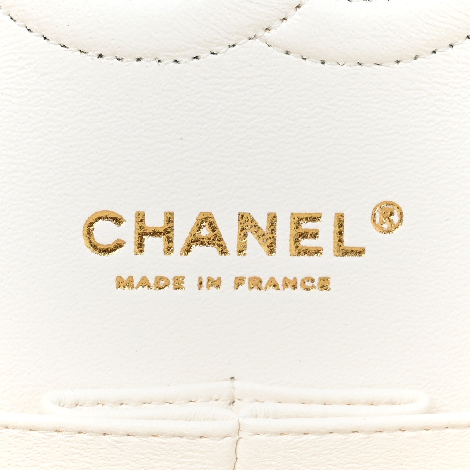Chanel Caviar Quilted Medium Double Flap White 7 of 11