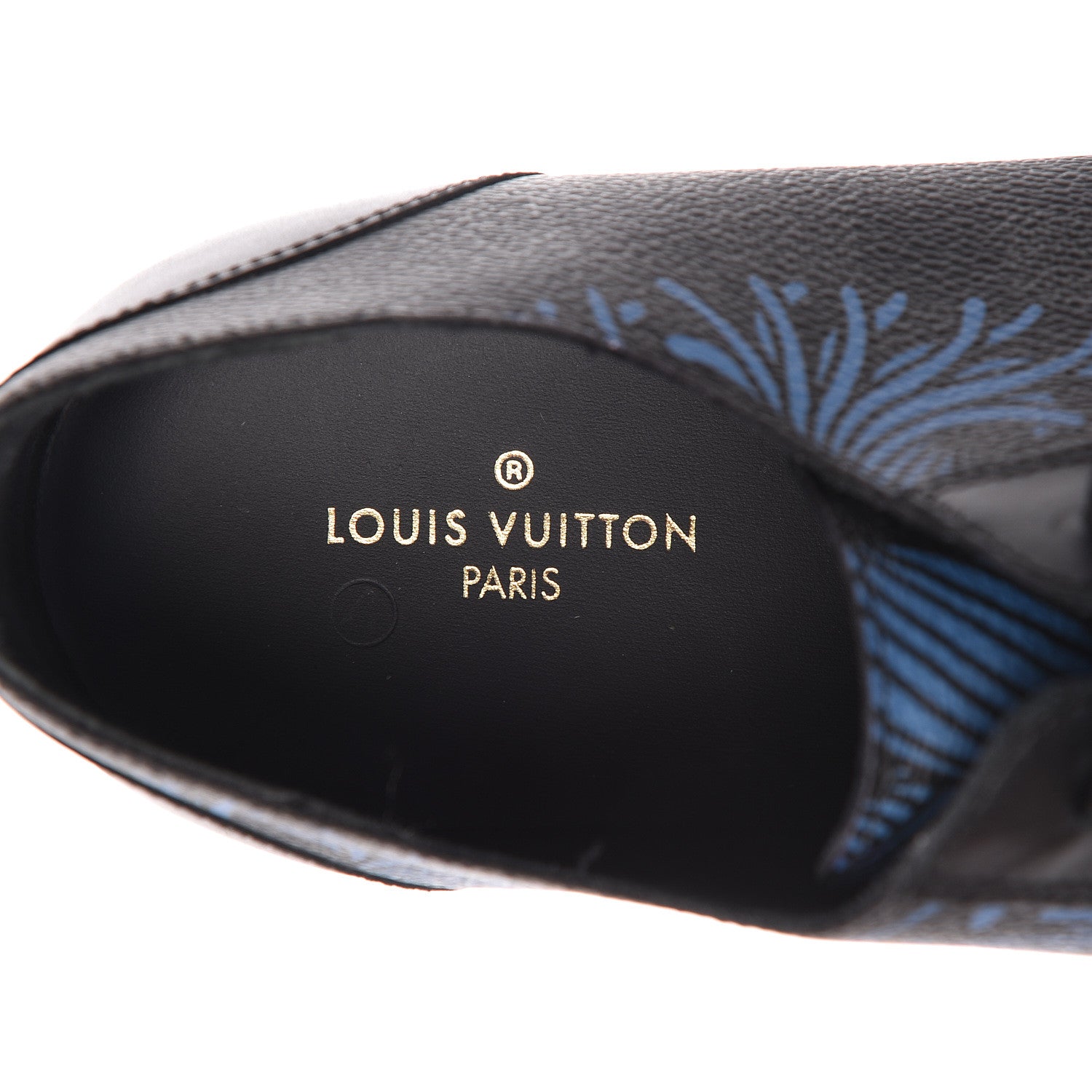 Louis Vuitton Damier Graphite Rope Sneakers 7.5 Blue 7 of 8