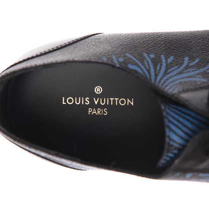 Louis Vuitton Damier Graphite Rope Sneakers 7.5 Blue 7 of 8