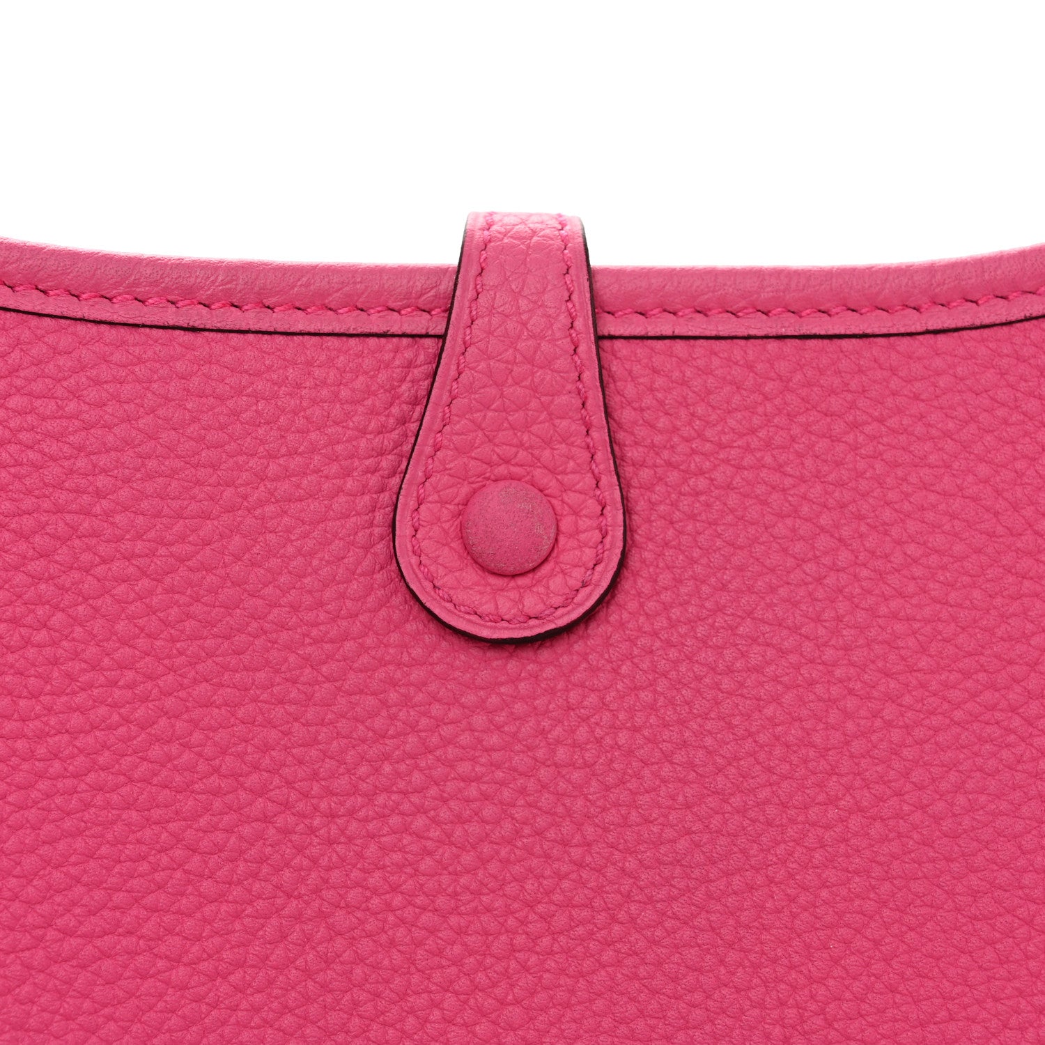 Hermes Taurillon Clemence Evelyne TPM Rose Shocking 11 of 12