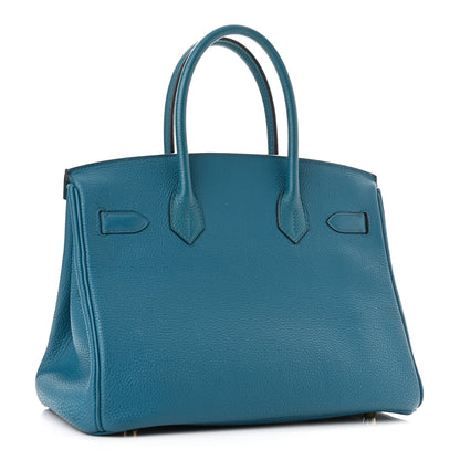 Hermes Togo Birkin 30 Bleu Izmir 3 of 20