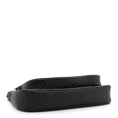 Louis Vuitton Empreinte Monogram Giant Multi Pochette Accessories Black 4 of 11