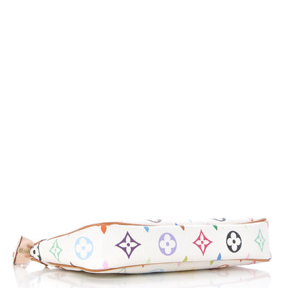Louis Vuitton Monogram Multicolor Pochette Accessories White 4 of 7