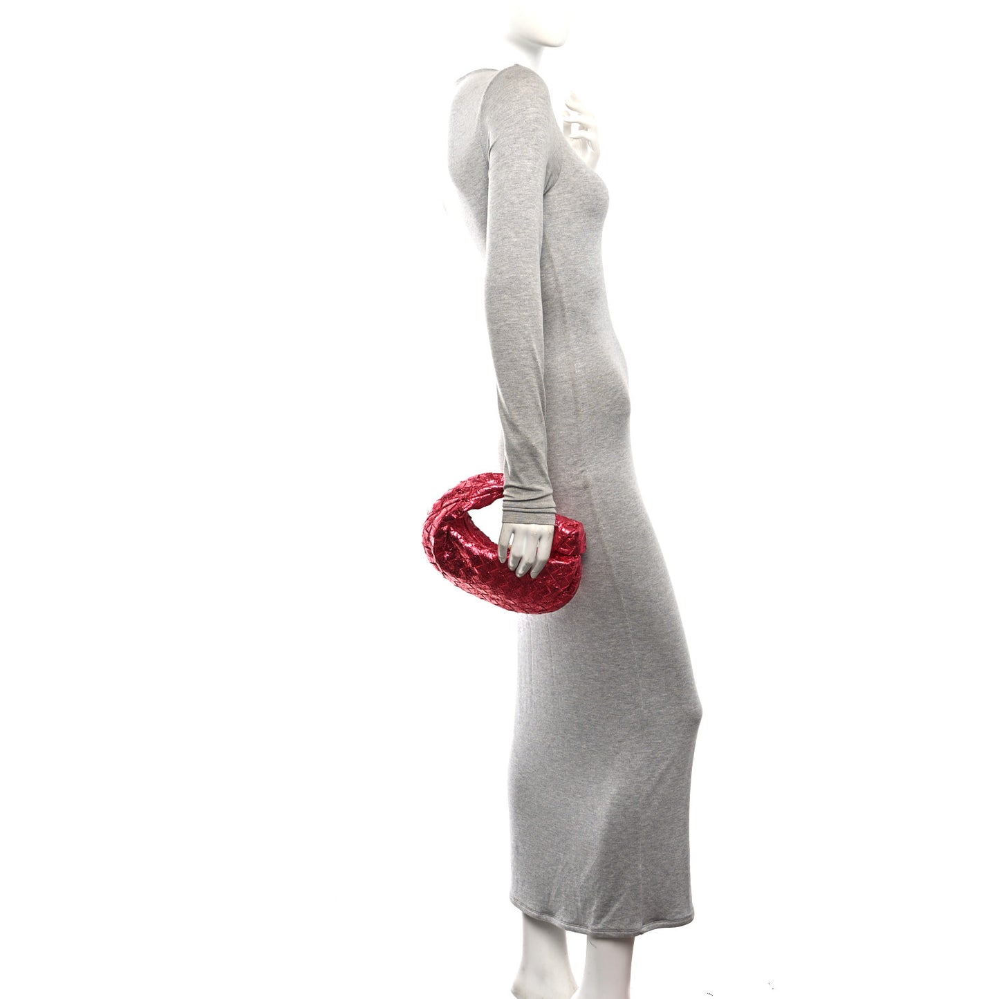 Metallic Nappa Intrecciato Mini Jodie Lollipop