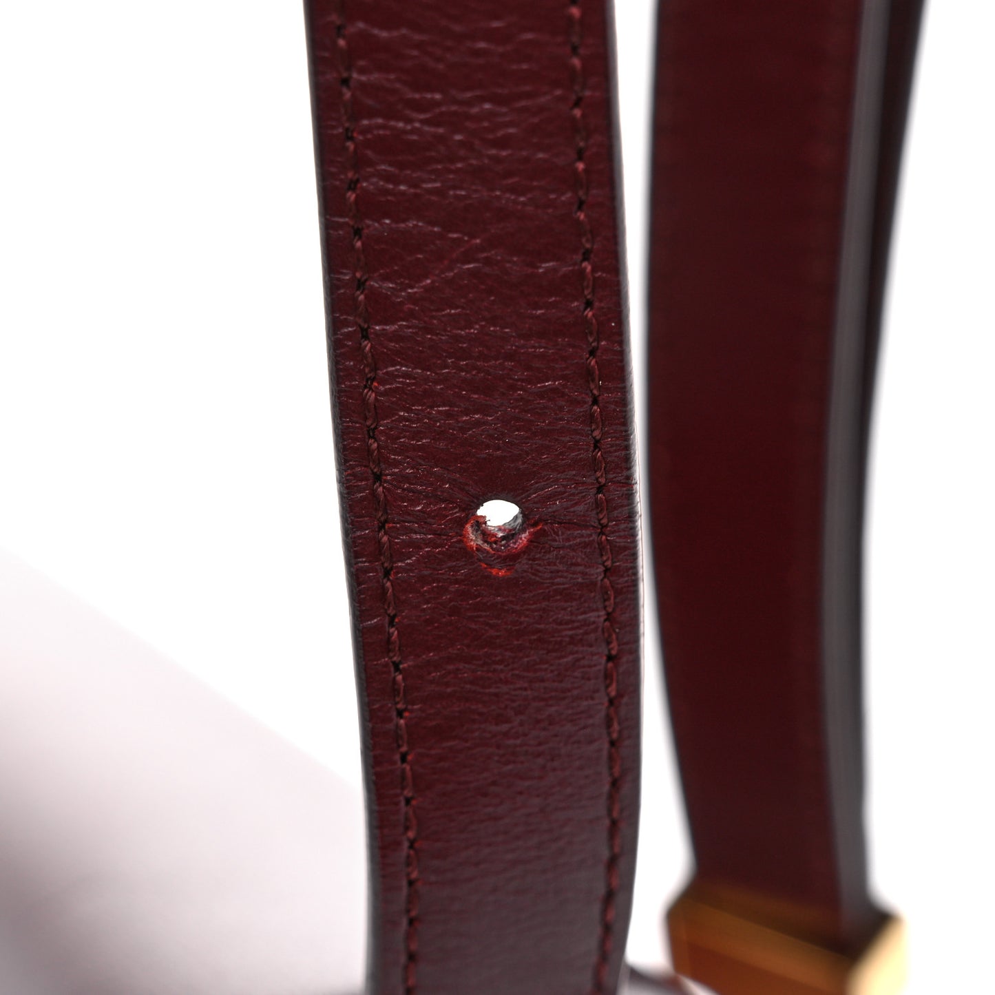 Liege Calfskin Medium Classic Box Flap Bag Burgundy