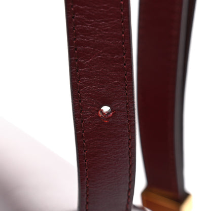 Celine Liege Calfskin Medium Classic Box Flap Bag Burgundy 14 of 15