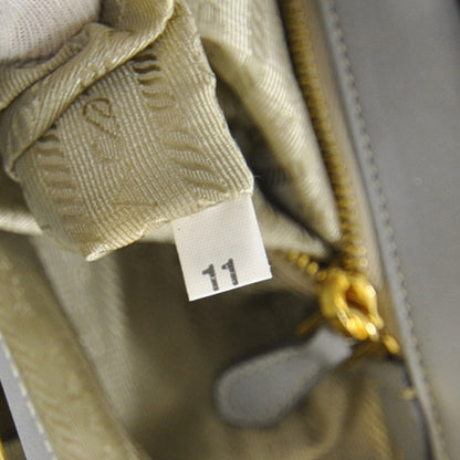 Prada Nappa Dressy Gaufre Framed Tote Nuvola 9 of 10