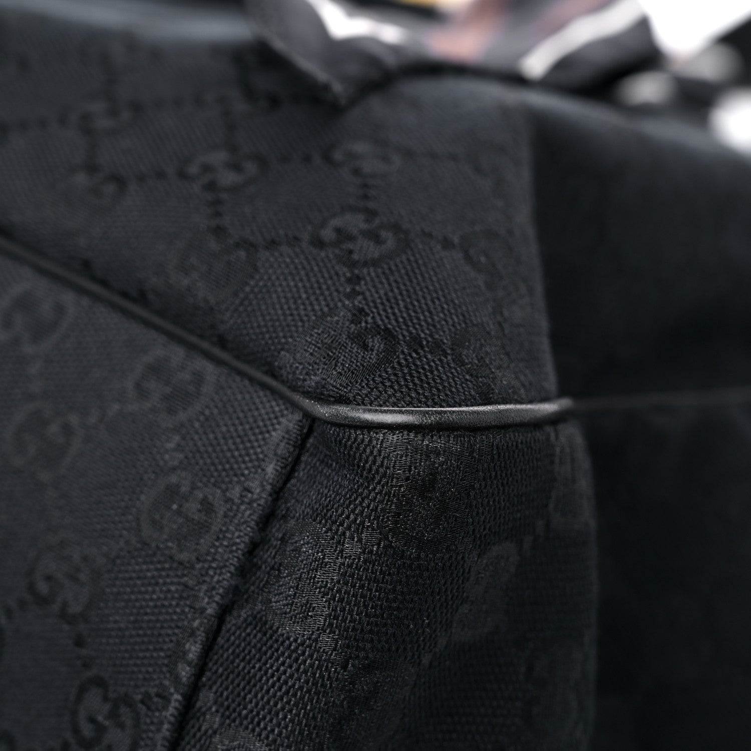 Gucci Monogram Large Positano Tote Black 9 of 13