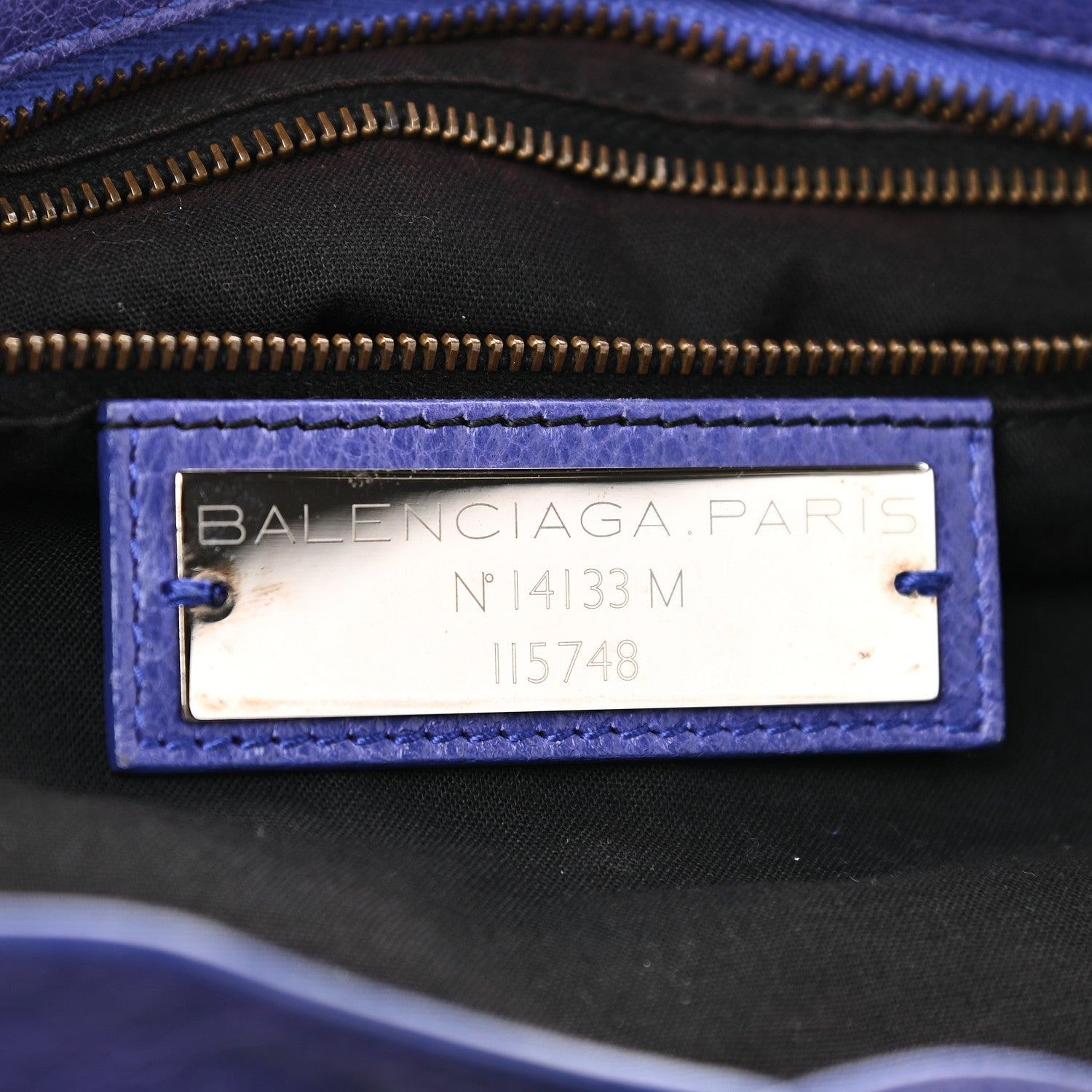 Balenciaga Agneau Classic Hardware City Bleu Lavande 5 of 8