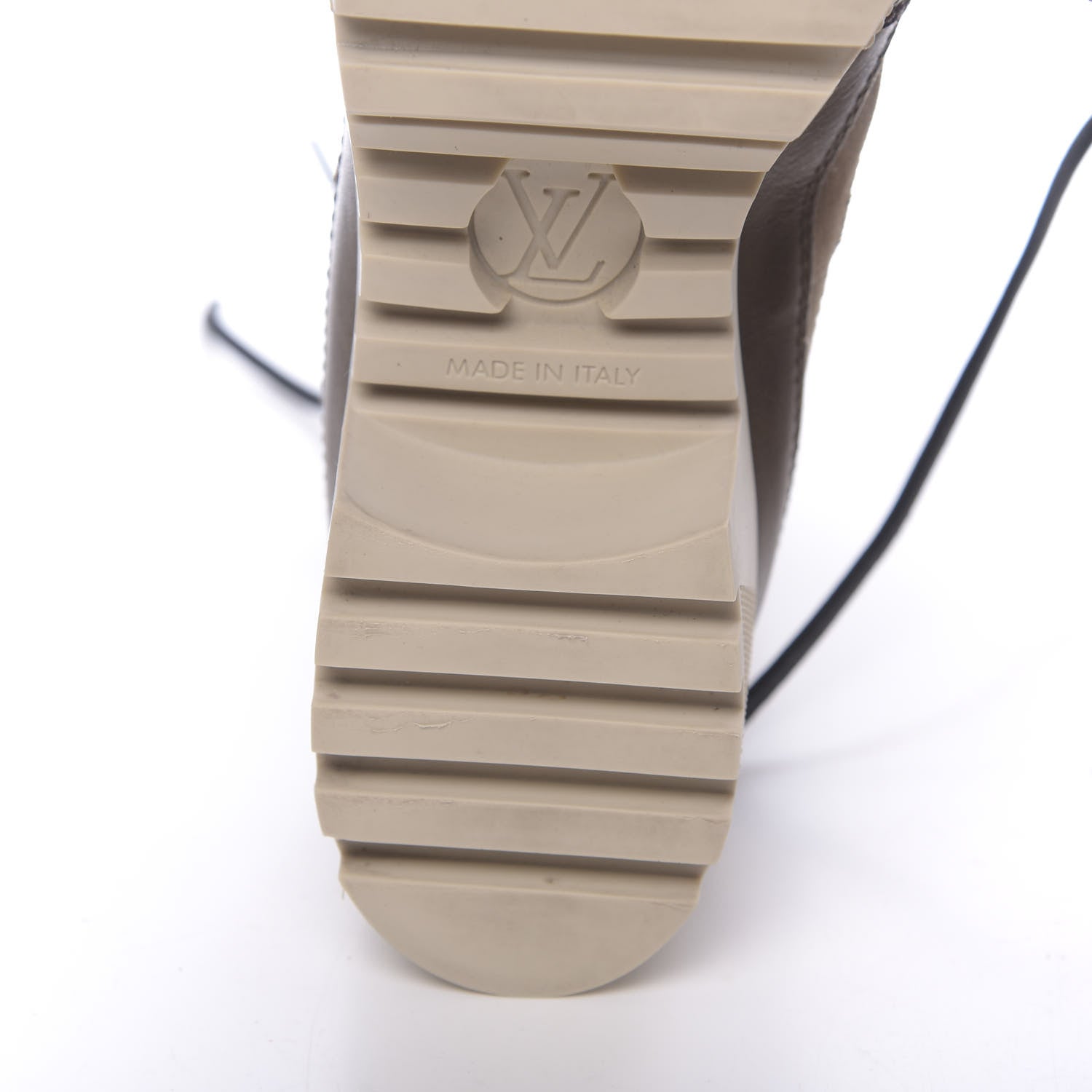 Louis Vuitton Suede Calfskin Monogram Laureate Platform Desert Boots 37 Beige 14 of 20
