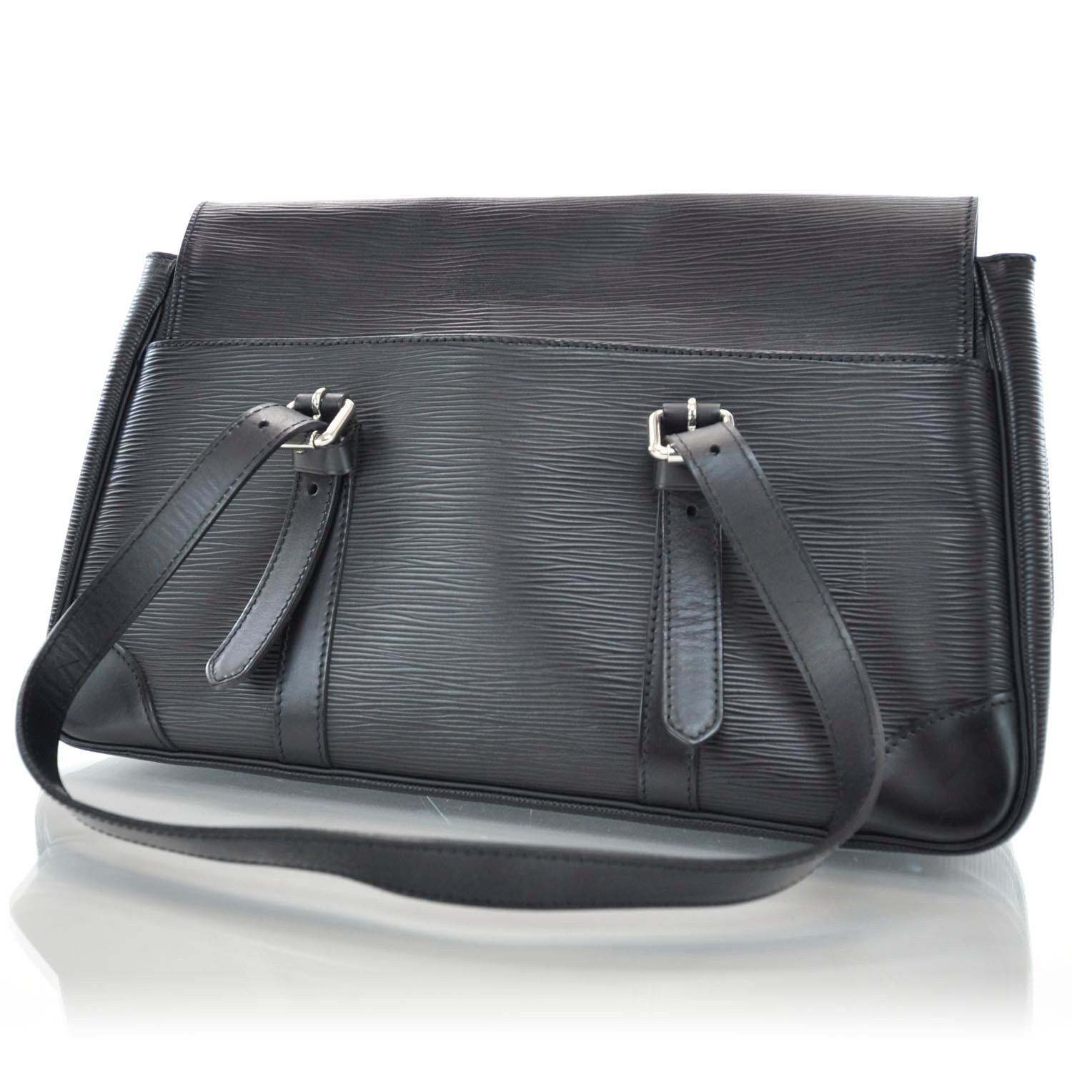 Louis Vuitton Epi Segur MM Black 3 of 10